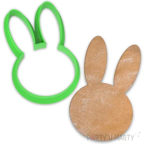 foremka wielkanoc zajac uszatek 50x80 mm zielona