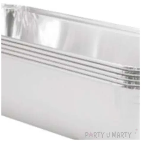 foremki do pieczenia aluminiowe prostokatne 500ml ravi 5 szt