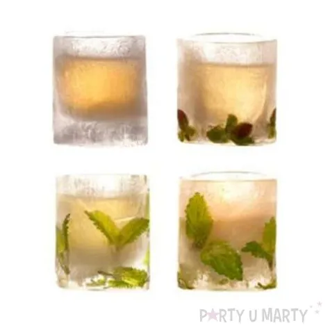 foremki lodowe kieliszki niebieskie gadget master 4 szt