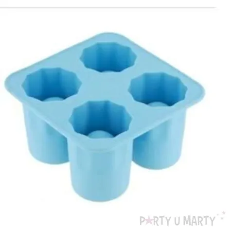 foremki lodowe kieliszki niebieskie gadget master 4 szt