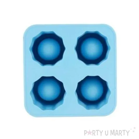 foremki lodowe kieliszki niebieskie gadget master 4 szt