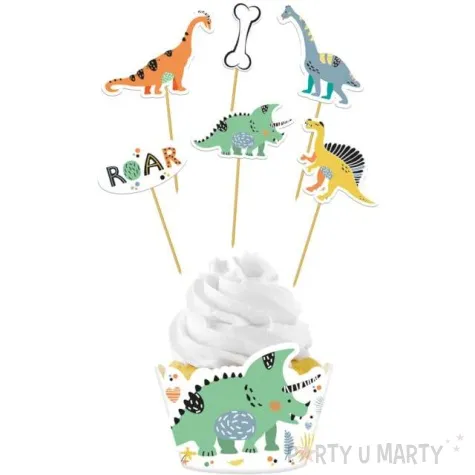 foremki na muffinki dino pikery folat 12 szt