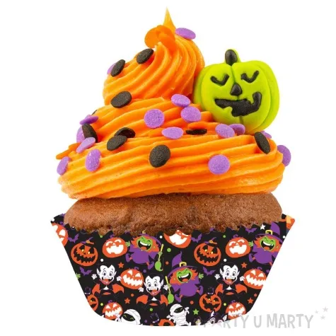 foremki na muffinki happy halloween male potwory guirca 50 szt