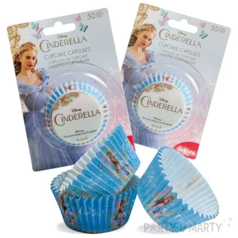 foremki na muffinki kopciuszek dekora 25 szt