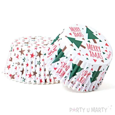 foremki na muffinki merry xmas mix decora 36 szt