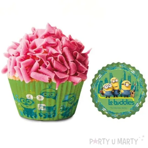 foremki na muffinki minionki dekora 50 szt