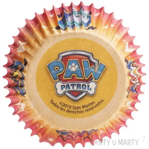 foremki na muffinki paw patrol dekora 25 szt