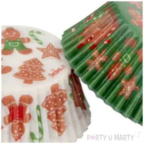 foremki na muffinki pierniczki mix decora 36 szt