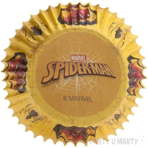 foremki na muffinki spiderman dekora 25 szt