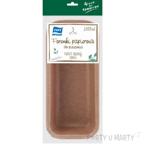formy do ciasta green for tomorrow czerwony ravi 20x10 cm 3 szt