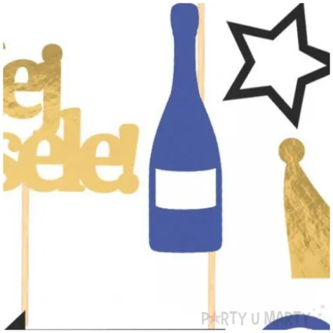 fotogadzet patyczki fajne wesele granatowy czakos 10 szt