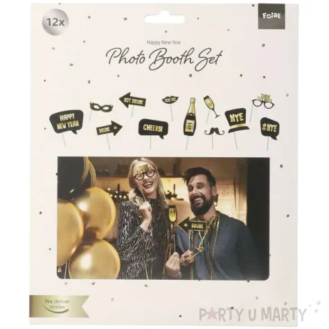 fotogadzet patyczki happy new year zloty 12 szt folat