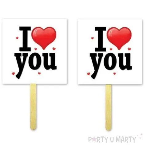 fotogadzet patyczki i love serce you 2 szt