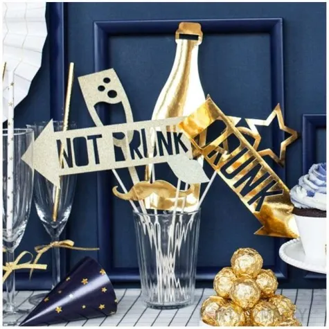 fotogadzet patyczki lets celebrate mix partydeco 8 szt