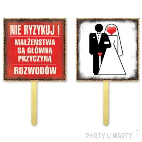 fotogadzet patyczki nie ryzykuj rozwod 2 szt