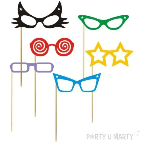 fotogadzet patyczki okulary mix 1 6 szt