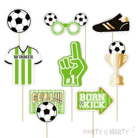 fotogadzet patyczki pilka nozna partypal 9 szt