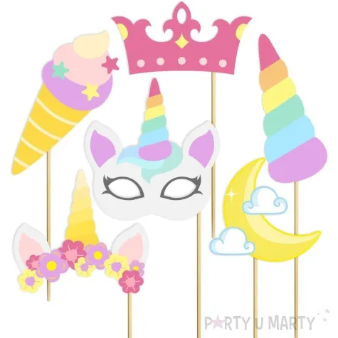fotogadzet patyczki unicorn party 6 szt