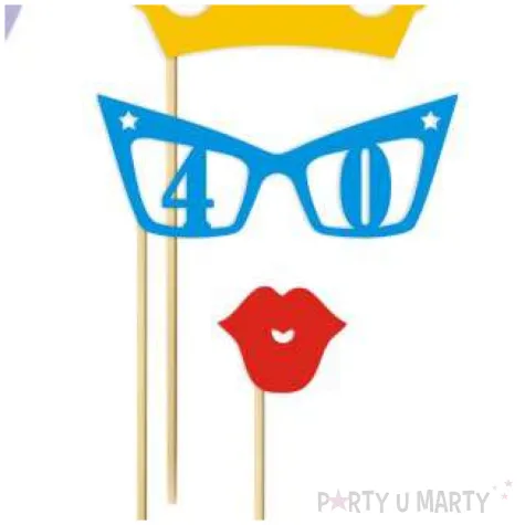 fotogadzet patyczki urodziny 40 ona 6 szt