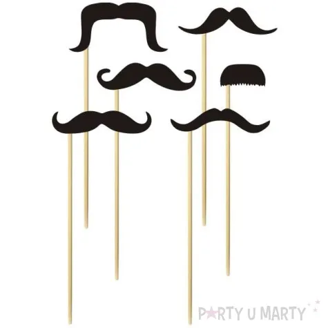 fotogadzet patyczki wasy mix 2 6 szt