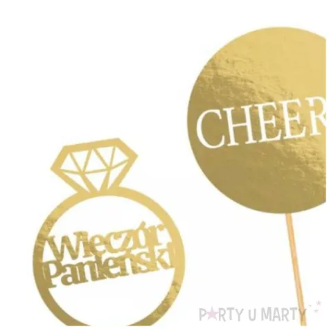 fotogadzet patyczki wieczor panienski ostatnia noc wolnosci zloty dekolo 7 szt