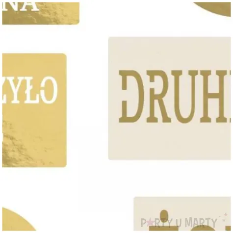 fotogadzet patyczki wieczor panienski zona i druhny zloty dekolo 6 szt