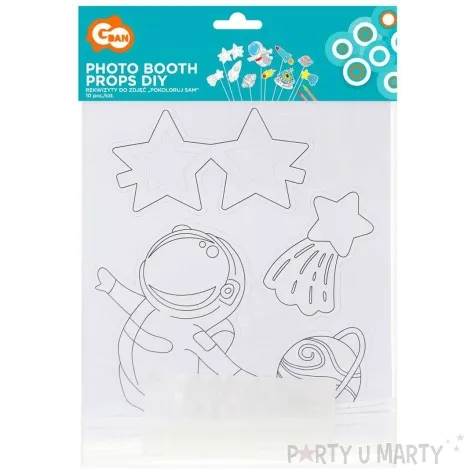 fotogadzet pokoloruj sam kosmos godan 10 szt