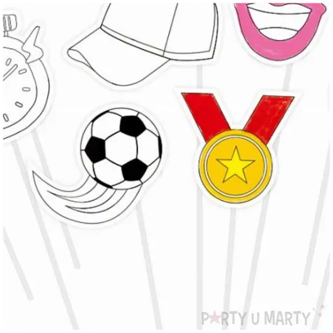 fotogadzet pokoloruj sam pilka nozna godan 10 szt