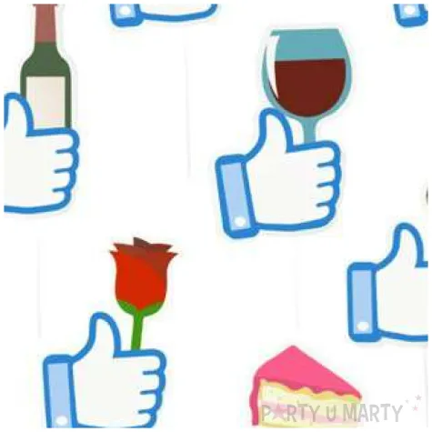 fotogadzety polubienia facebook 12 szt partypal