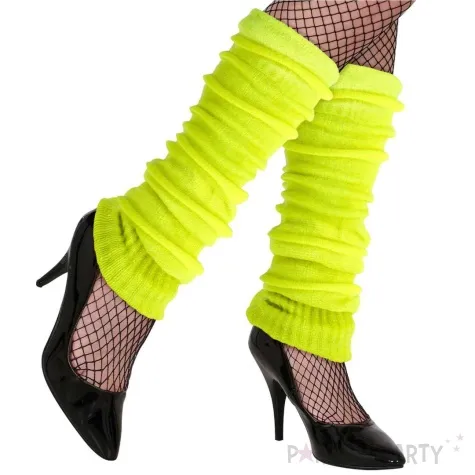 getry party ocieplacze nog lata 80 zolty widmann