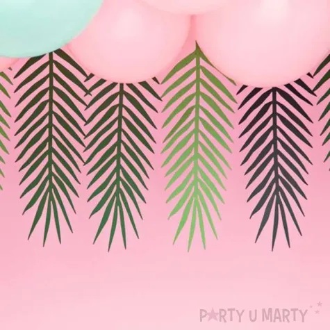 girlanda aloha tropikalne liscie zielona partydeco 125 cm
