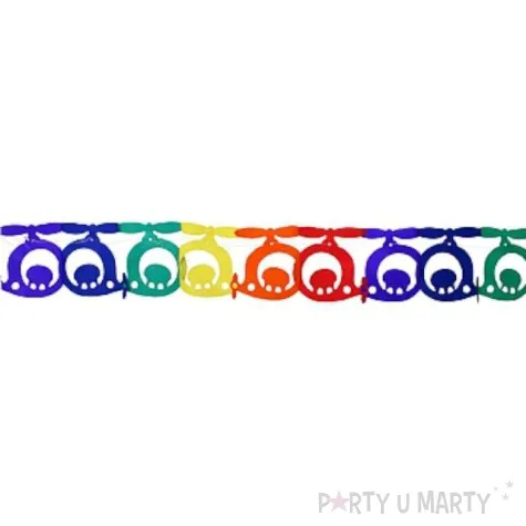 girlanda azurowy helikopter teczowa godan 400 cm