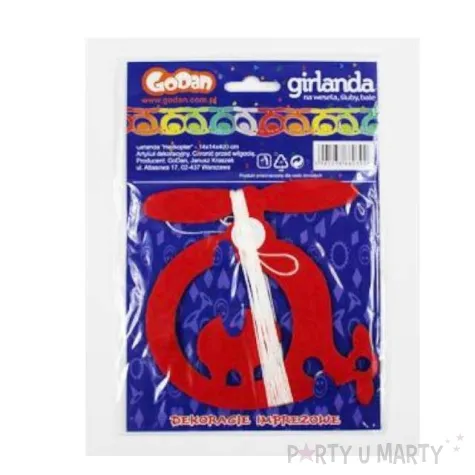 girlanda azurowy helikopter teczowa godan 400 cm