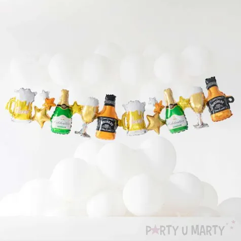 girlanda balonowa drinki i kieliszki partypal 206 cm