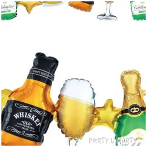 girlanda balonowa drinki i kieliszki partypal 206 cm