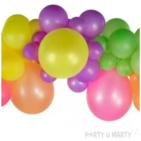 girlanda balonowa fluorescencyjna mix gemar 65 szt