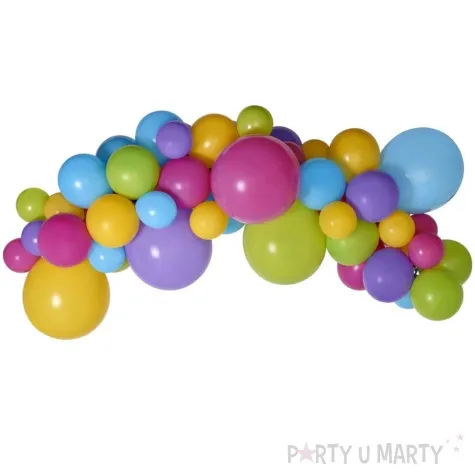 girlanda balonowa kolorowa mix gemar 65 szt