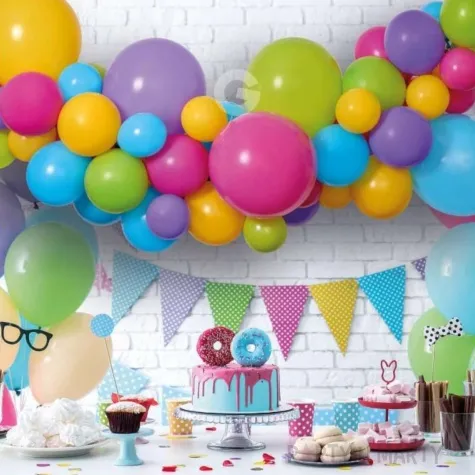 girlanda balonowa kolorowa mix gemar 65 szt