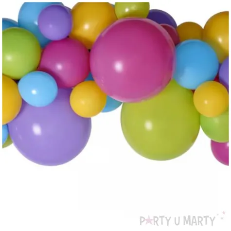 girlanda balonowa kolorowy mix gemar 65 szt