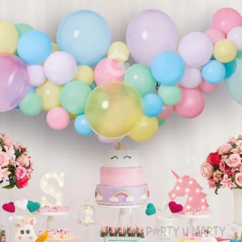 girlanda balonowa pastelowy mix gemar 65 szt