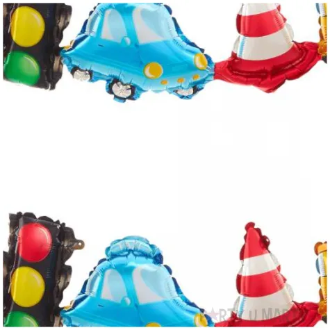 girlanda balonowa pojazdy partypal 206 cm