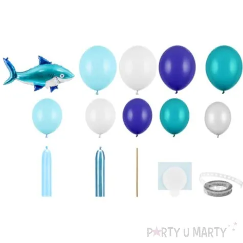 girlanda balonowa rekin partydeco 95 x 150 cm