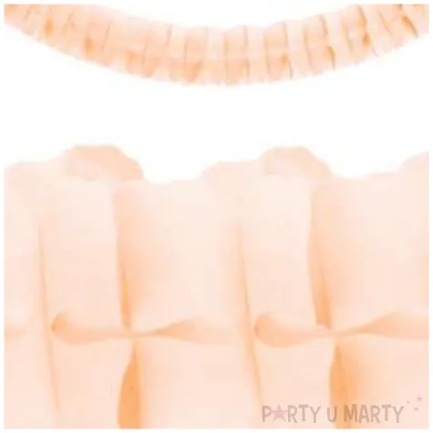 girlanda bibulowa classic brzoskwiniowy partydeco 3m