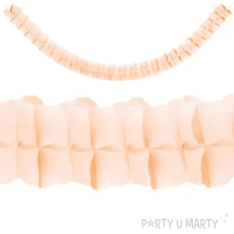 girlanda bibulowa classic brzoskwiniowy partydeco 3m