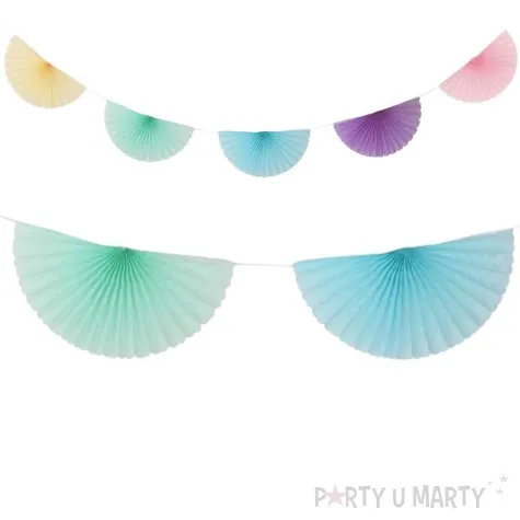 girlanda bibulowa rozety mix godan 300 cm