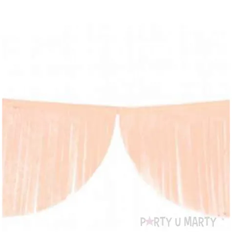 girlanda bibulowe fredzle brzoskwiniowa partydeco 3m