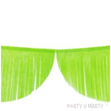 girlanda bibulowe fredzle zielone jabluszko partydeco 3m