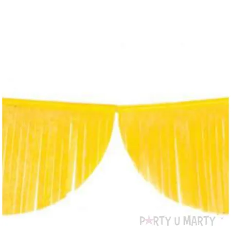 girlanda bibulowe fredzle zolta partydeco 3m