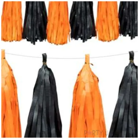 girlanda fredzle halloween pomaranczow czarna partypal