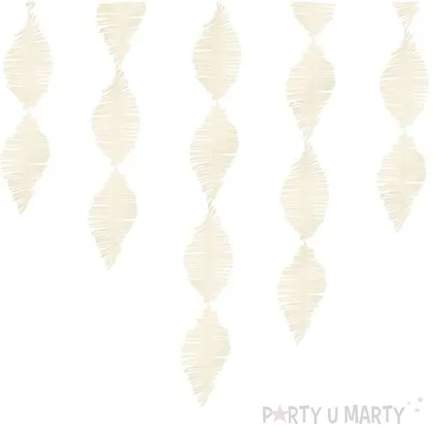 girlanda fredzle kremowy jasny partydeaco 300 cm